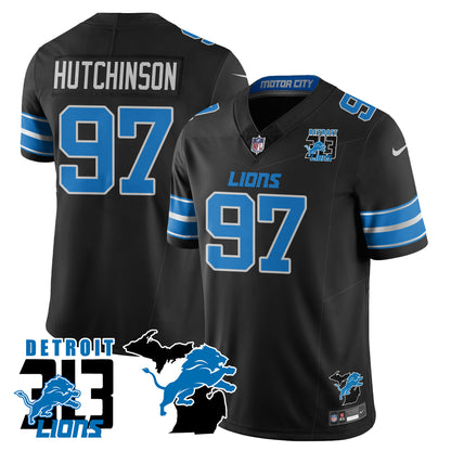 Lions 313 King Of The North Jersey - All Stitched