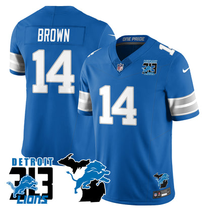 Lions 313 King Of The North Jersey - All Stitched