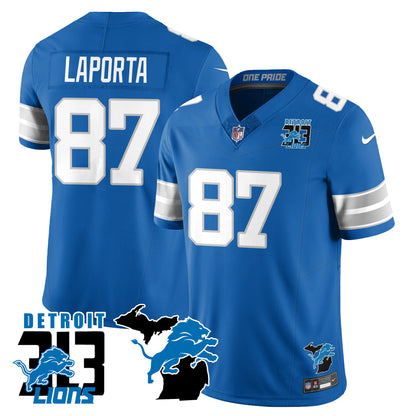 Lions 313 King Of The North Jersey - All Stitched