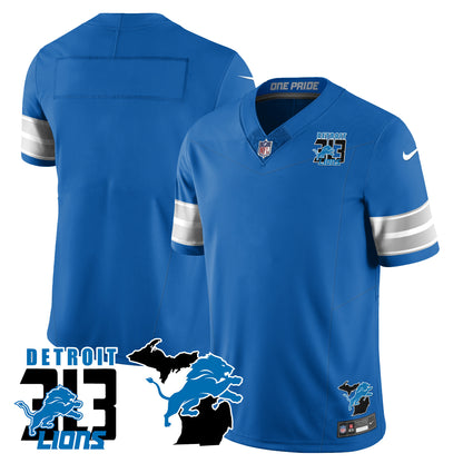 Lions 313 King Of The North Jersey - All Stitched