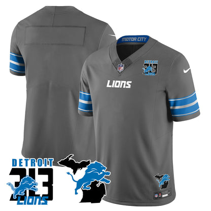 Lions 313 King Of The North Jersey - All Stitched