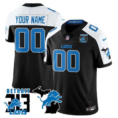 Custom Lions 313 King Of The North Jersey - All Stitched