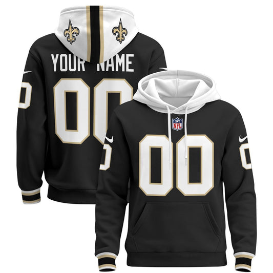 New Orleans Saints Custom Hoodie - Stitched