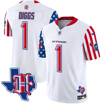 Houston Texans American Style Vapor Limited Jersey - All Stitched