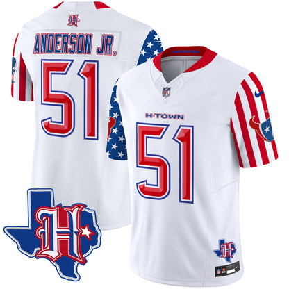 Houston Texans American Style Vapor Limited Jersey - All Stitched