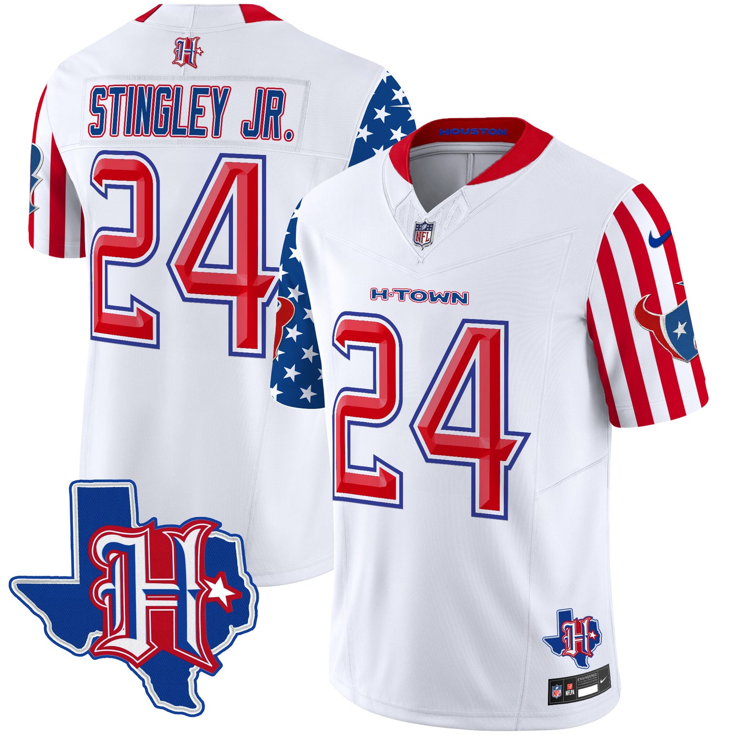 Houston Texans American Style Vapor Limited Jersey - All Stitched