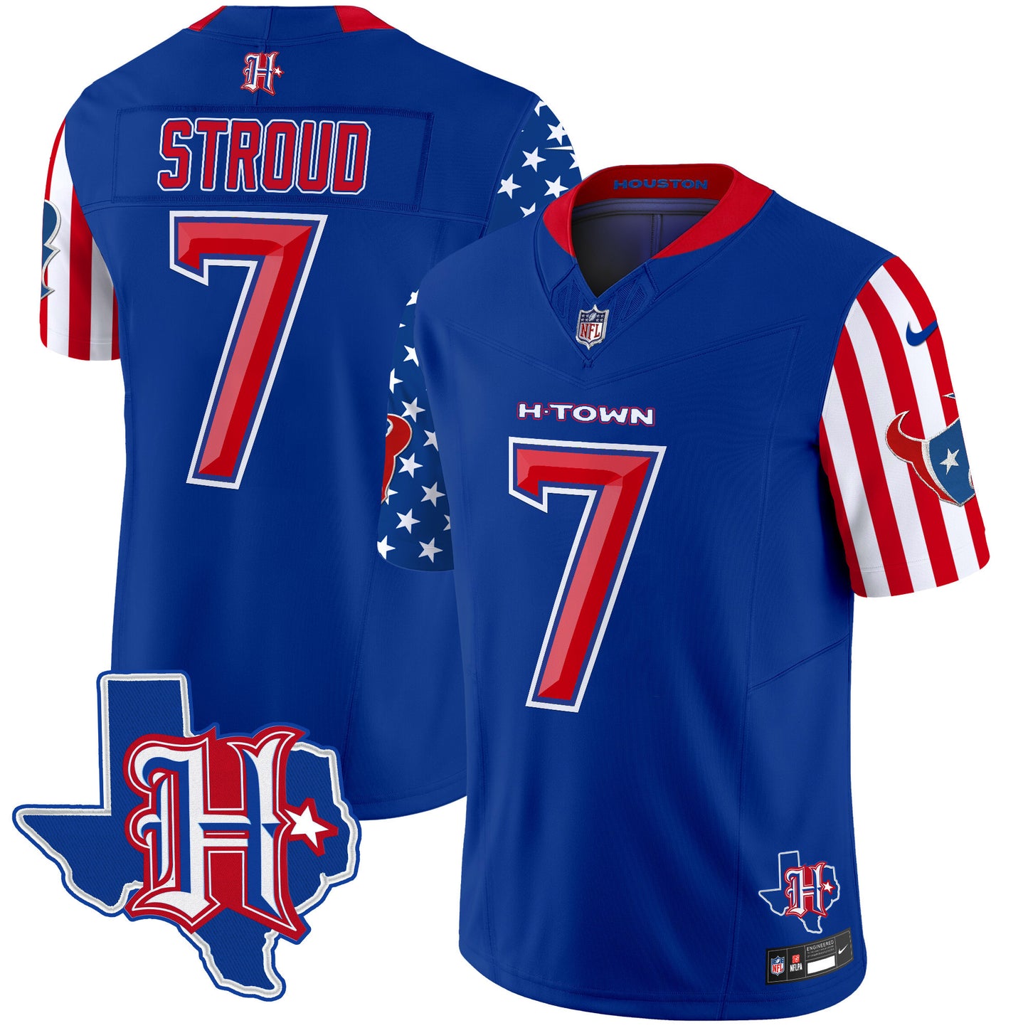 Houston Texans American Style Vapor Limited Jersey - All Stitched