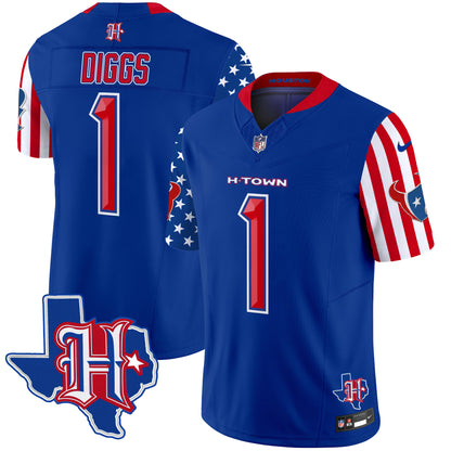 Houston Texans American Style Vapor Limited Jersey - All Stitched