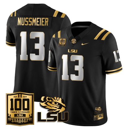LSU Football 2024 Vapor Jersey - 100th Tigers Stadium - All Stitched