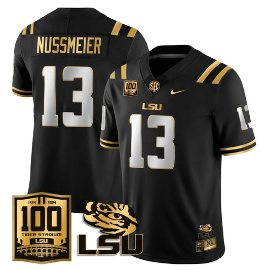 LSU Football 2024 Vapor Jersey - 100th Tigers Stadium - All Stitched