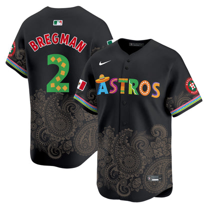 Astros Paisley Mexico Vapor Premier Limited Jersey V5- Printed