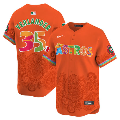 Astros Paisley Mexico Vapor Premier Limited Jersey V5- Printed