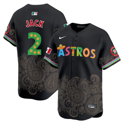 Astros Paisley Mexico Vapor Premier Limited Jersey V5- Printed