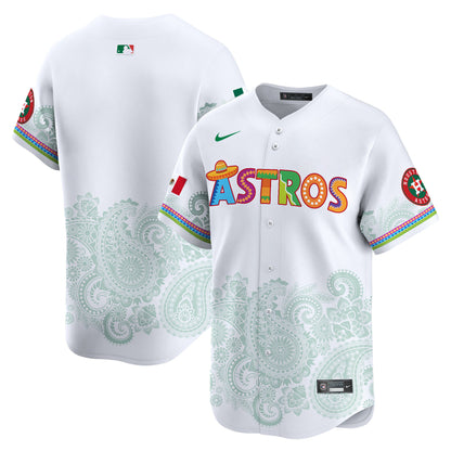 Astros Paisley Mexico Vapor Premier Limited Jersey V5- Printed