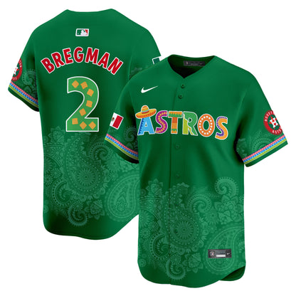 Astros Paisley Mexico Vapor Premier Limited Jersey V5- Printed