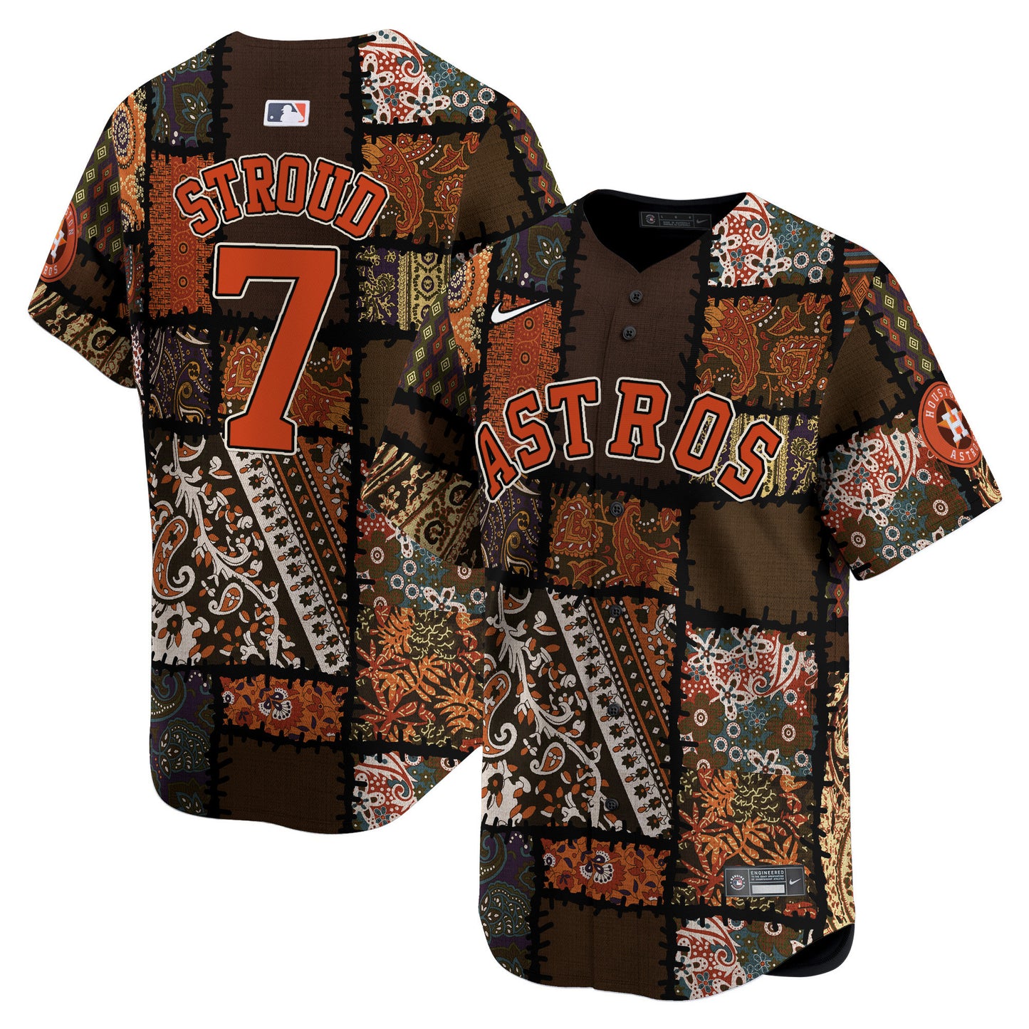 Astros Hippie Vapor Premier Limited Jersey - Printed