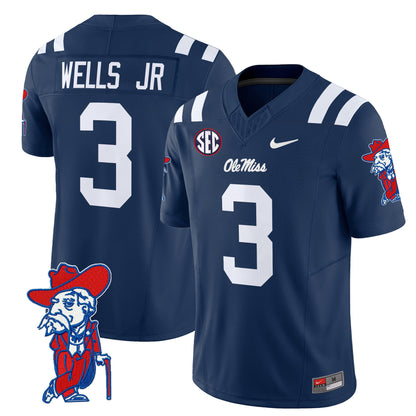 Ole Miss Rebels 2024 Vapor Limited Jersey V2 - All Stitched