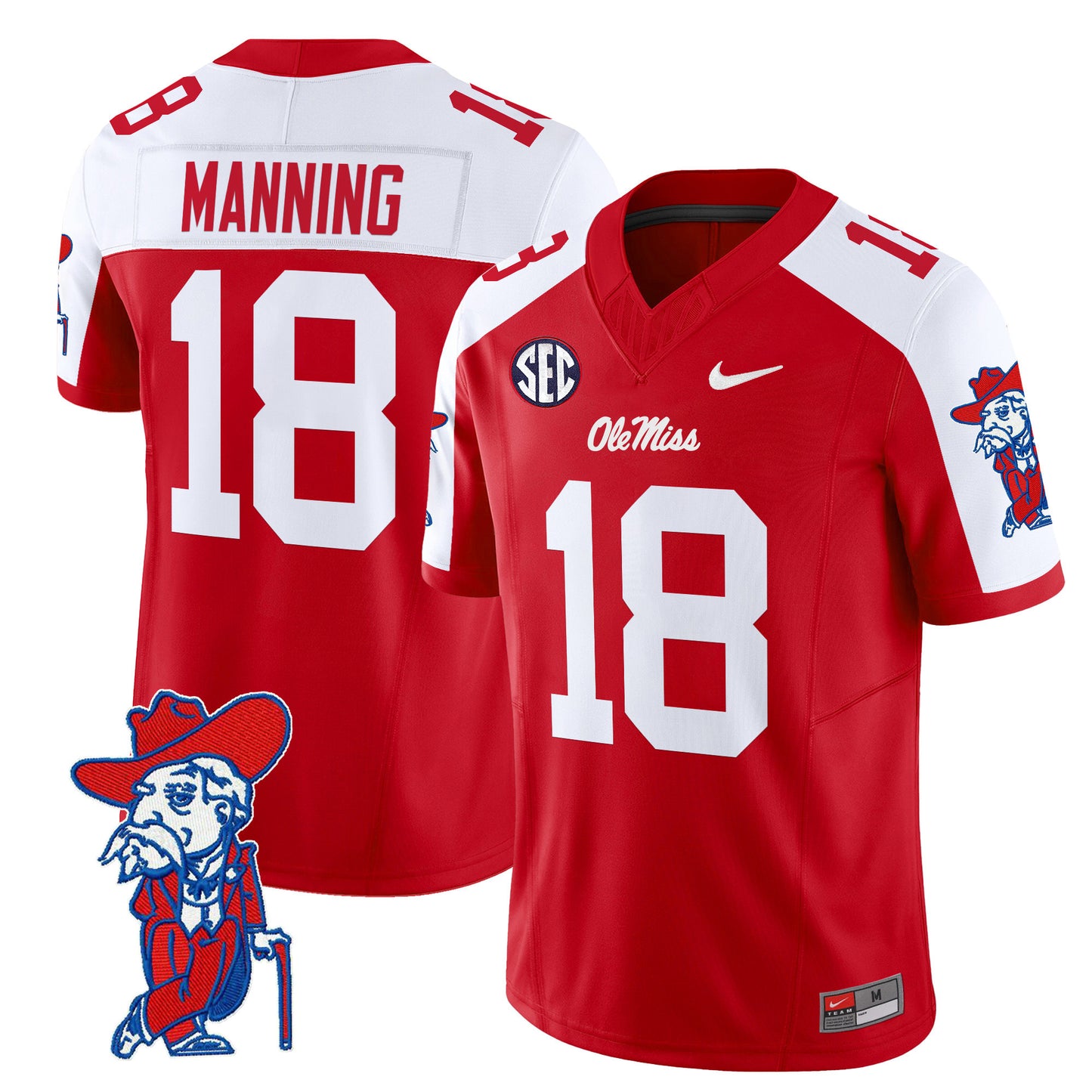 Ole Miss Rebels 2024 Vapor Limited Jersey V2 - All Stitched