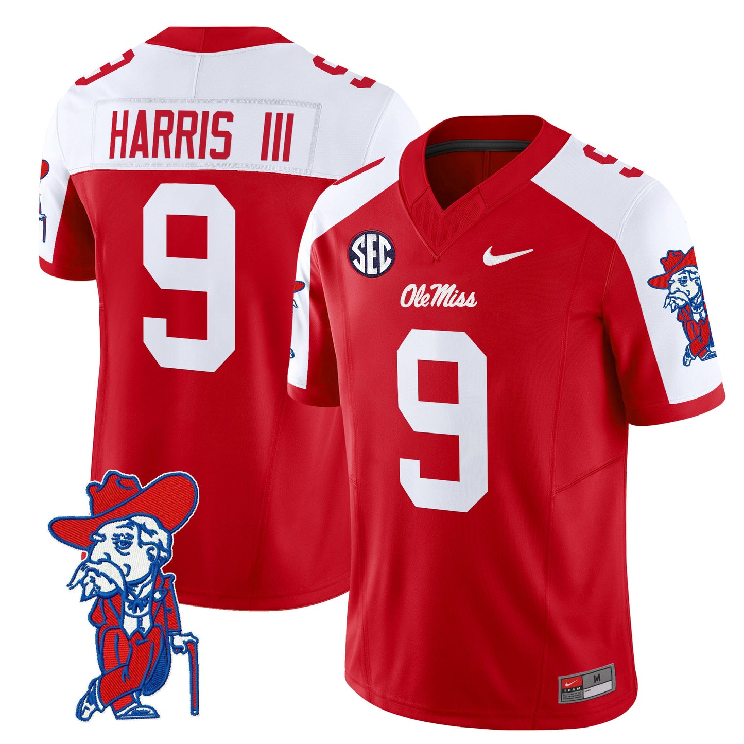 Ole Miss Rebels 2024 Vapor Limited Jersey V2 - All Stitched