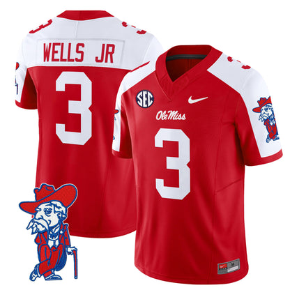 Ole Miss Rebels 2024 Vapor Limited Jersey V2 - All Stitched