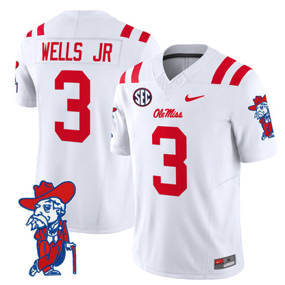 Ole Miss Rebels 2024 Vapor Limited Jersey V2 - All Stitched