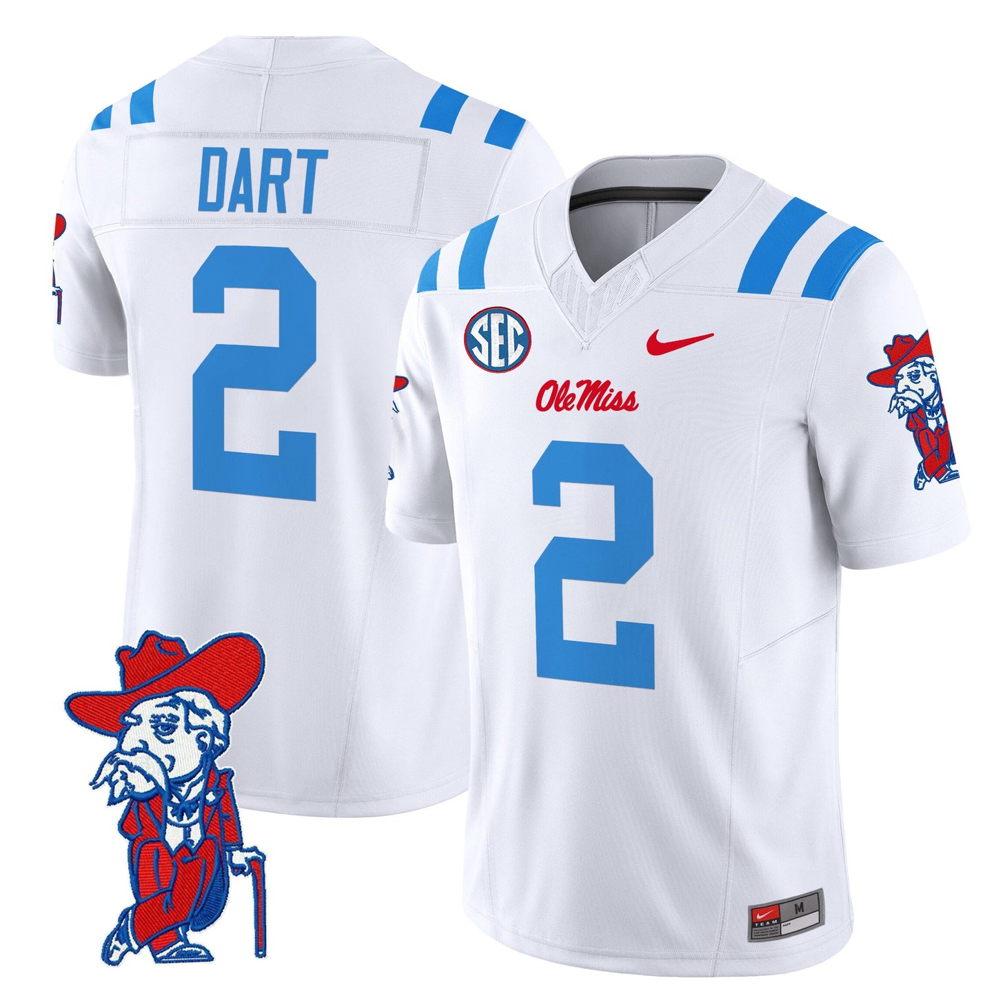 Ole Miss Rebels 2024 Vapor Limited Jersey V2 - All Stitched