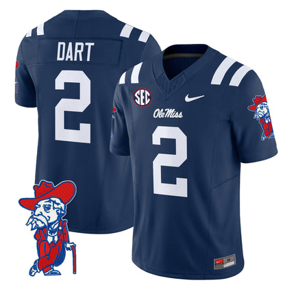 Ole Miss Rebels 2024 Vapor Limited Jersey V2 - All Stitched