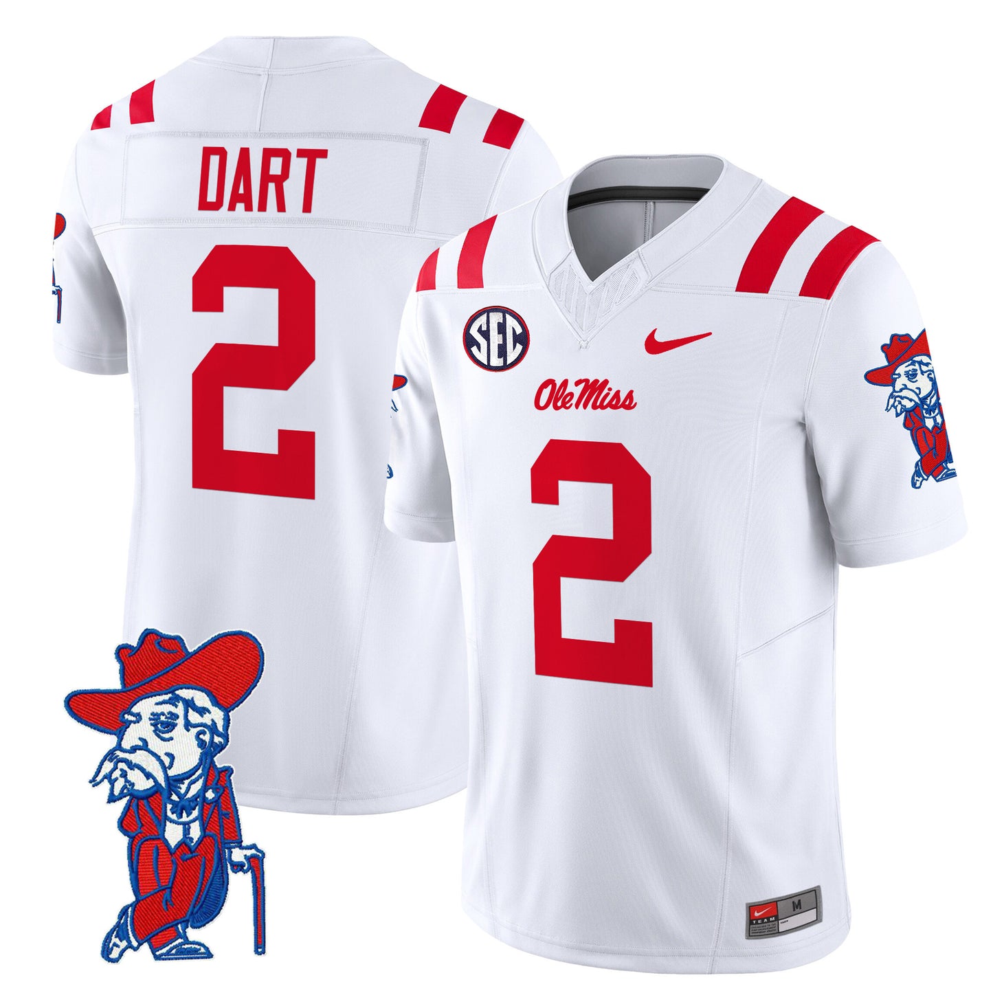 Ole Miss Rebels 2024 Vapor Limited Jersey V2 - All Stitched