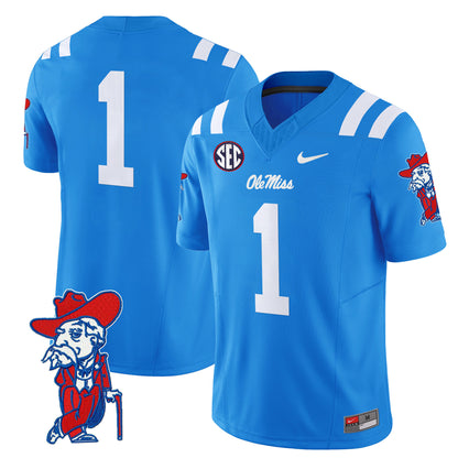 Ole Miss Rebels 2024 Vapor Limited Jersey V2 - All Stitched