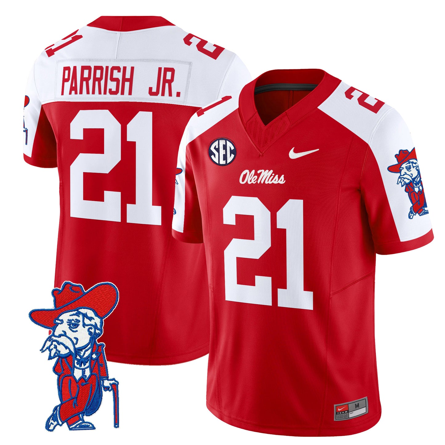 Ole Miss Rebels 2024 Vapor Limited Jersey V2 - All Stitched