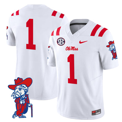 Ole Miss Rebels 2024 Vapor Limited Jersey V2 - All Stitched