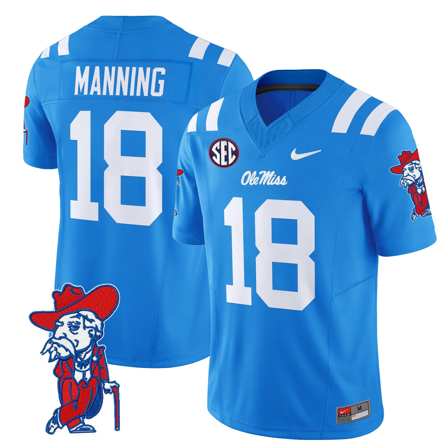 Ole Miss Rebels 2024 Vapor Limited Jersey V2 - All Stitched