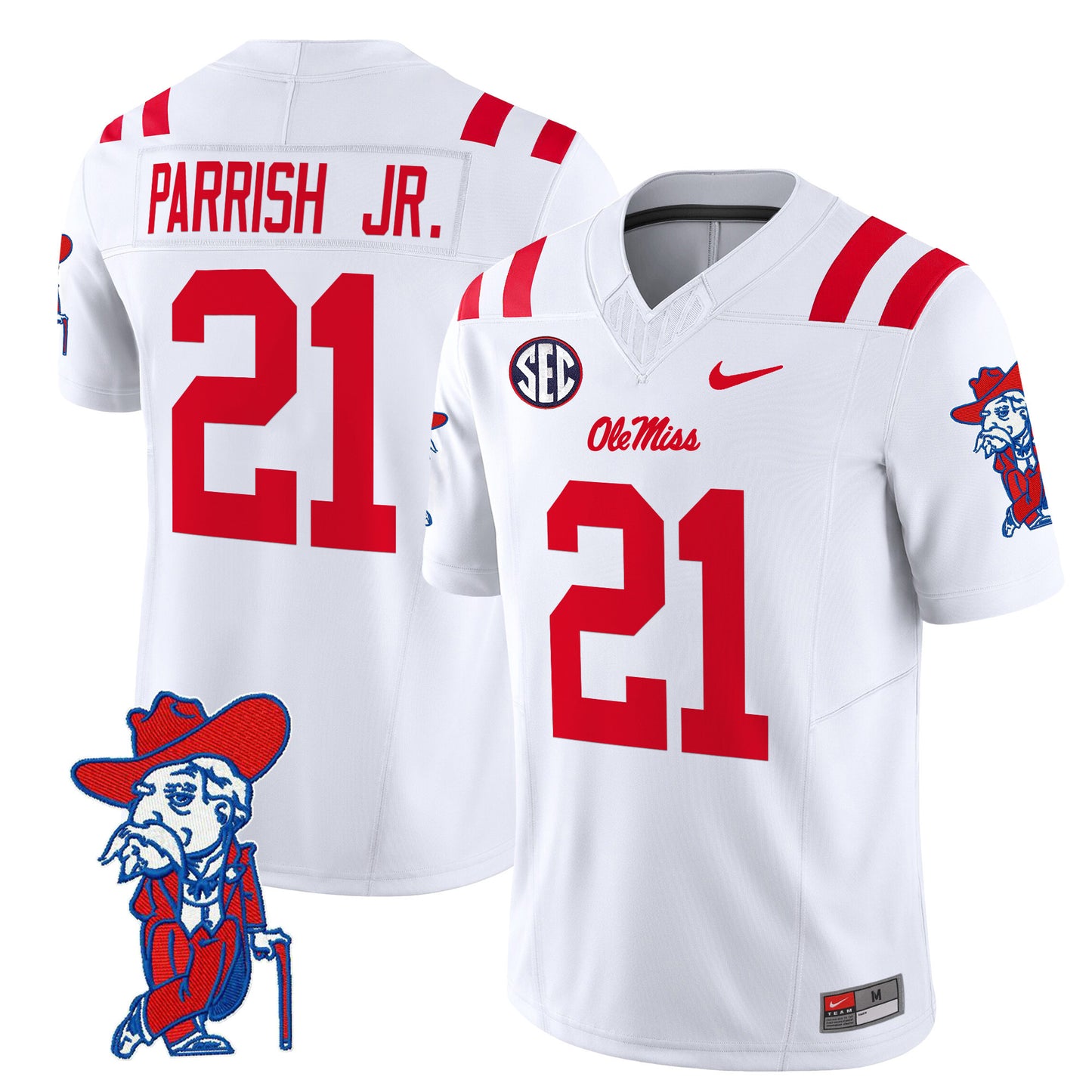 Ole Miss Rebels 2024 Vapor Limited Jersey V2 - All Stitched