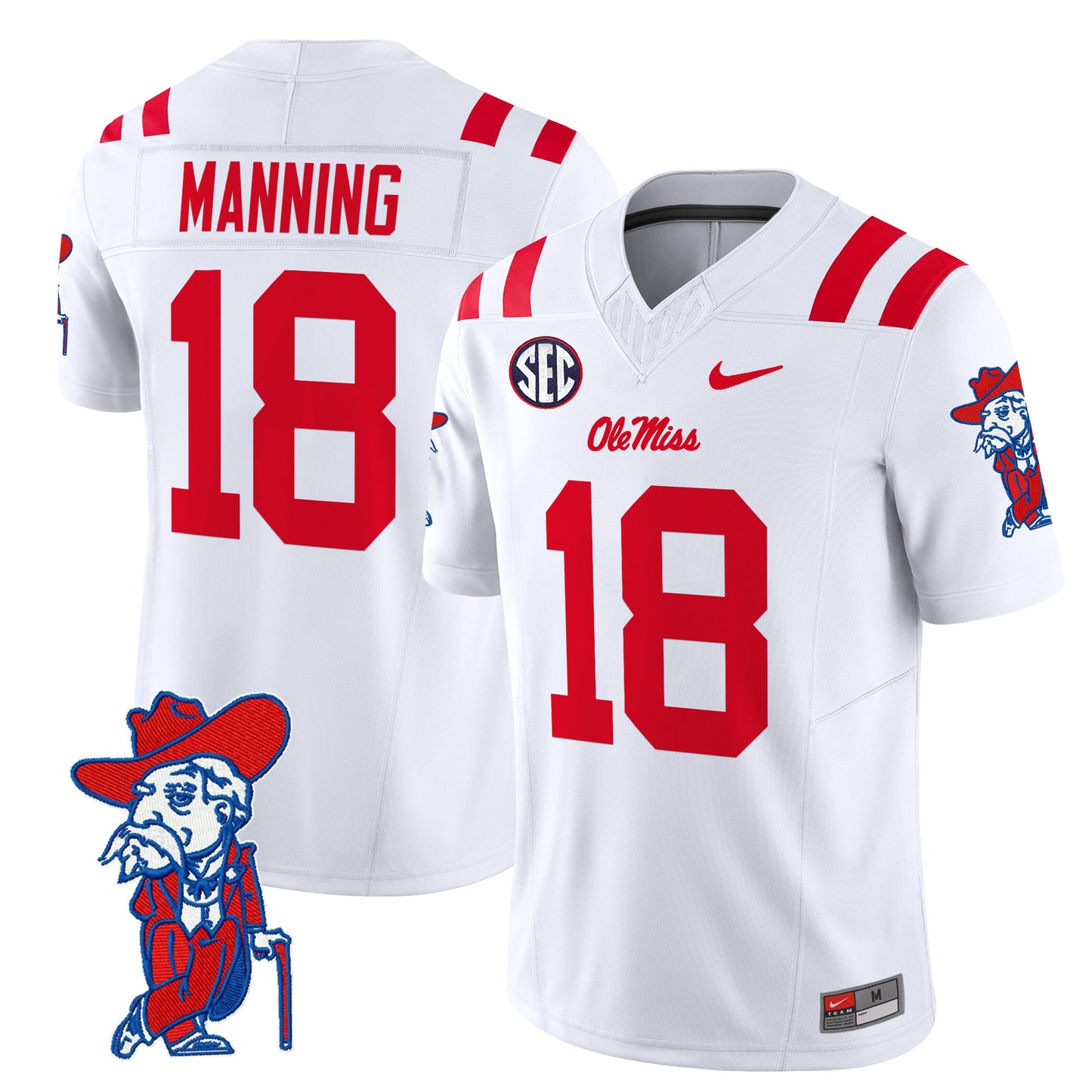 Ole Miss Rebels 2024 Vapor Limited Jersey V2 - All Stitched