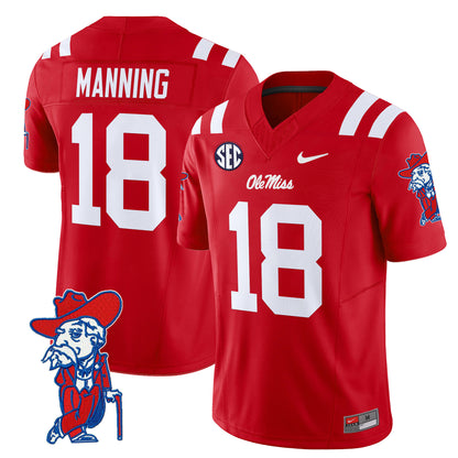 Ole Miss Rebels 2024 Vapor Limited Jersey V2 - All Stitched