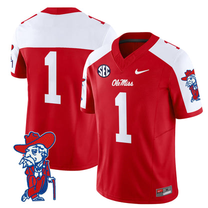 Ole Miss Rebels 2024 Vapor Limited Jersey V2 - All Stitched