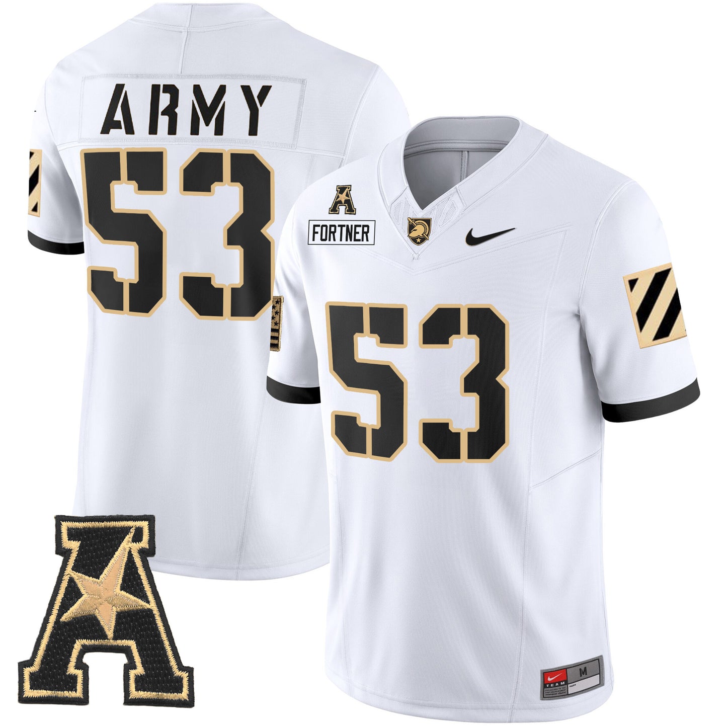 Army Black Knights 2024 Vapor Limited Jersey - AAC Patch - All Stitched