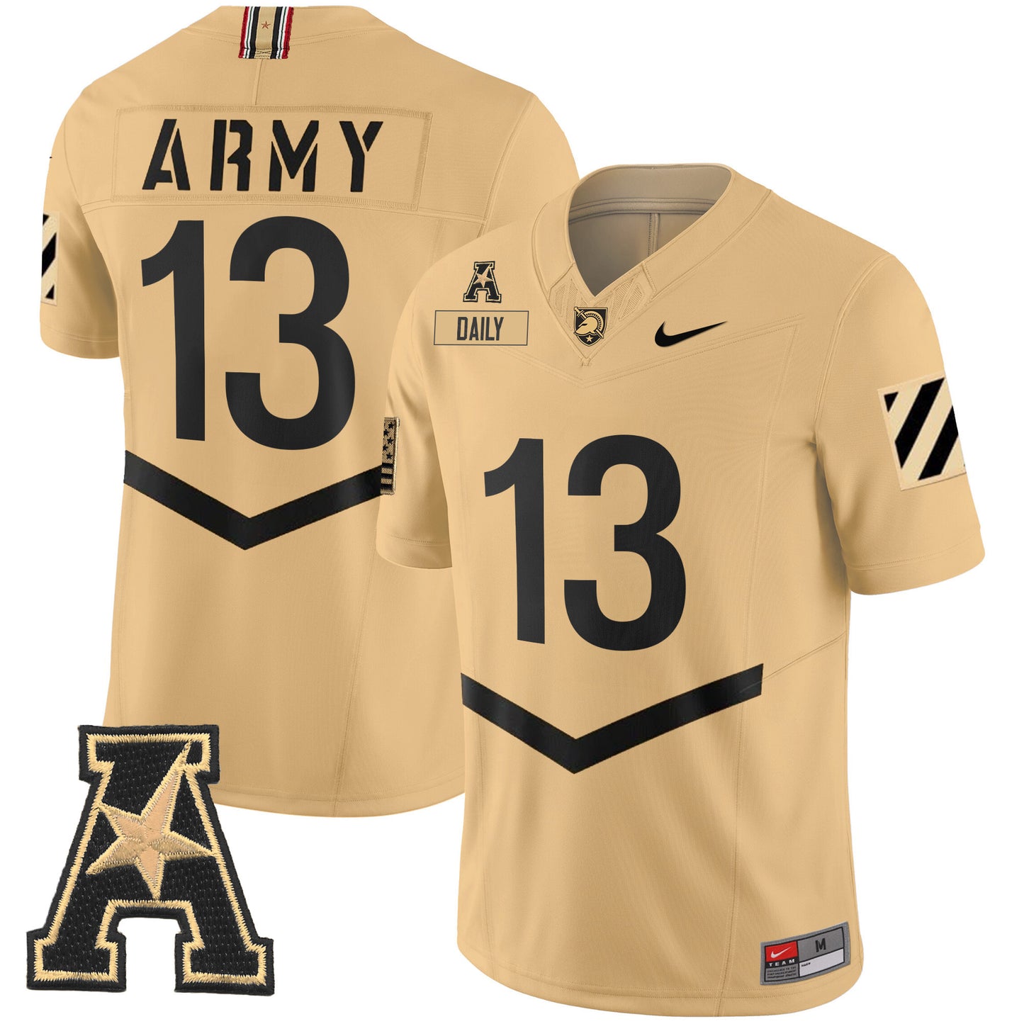 Army Black Knights 2024 Vapor Limited Jersey - AAC Patch - All Stitched