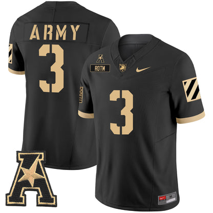 Army Black Knights 2024 Vapor Limited Jersey - AAC Patch - All Stitched