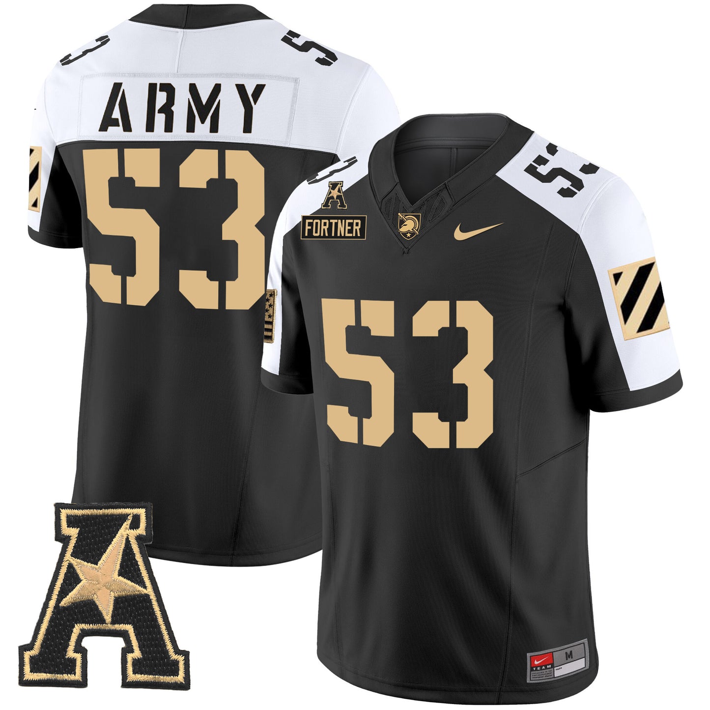 Army Black Knights 2024 Vapor Limited Jersey - AAC Patch - All Stitched