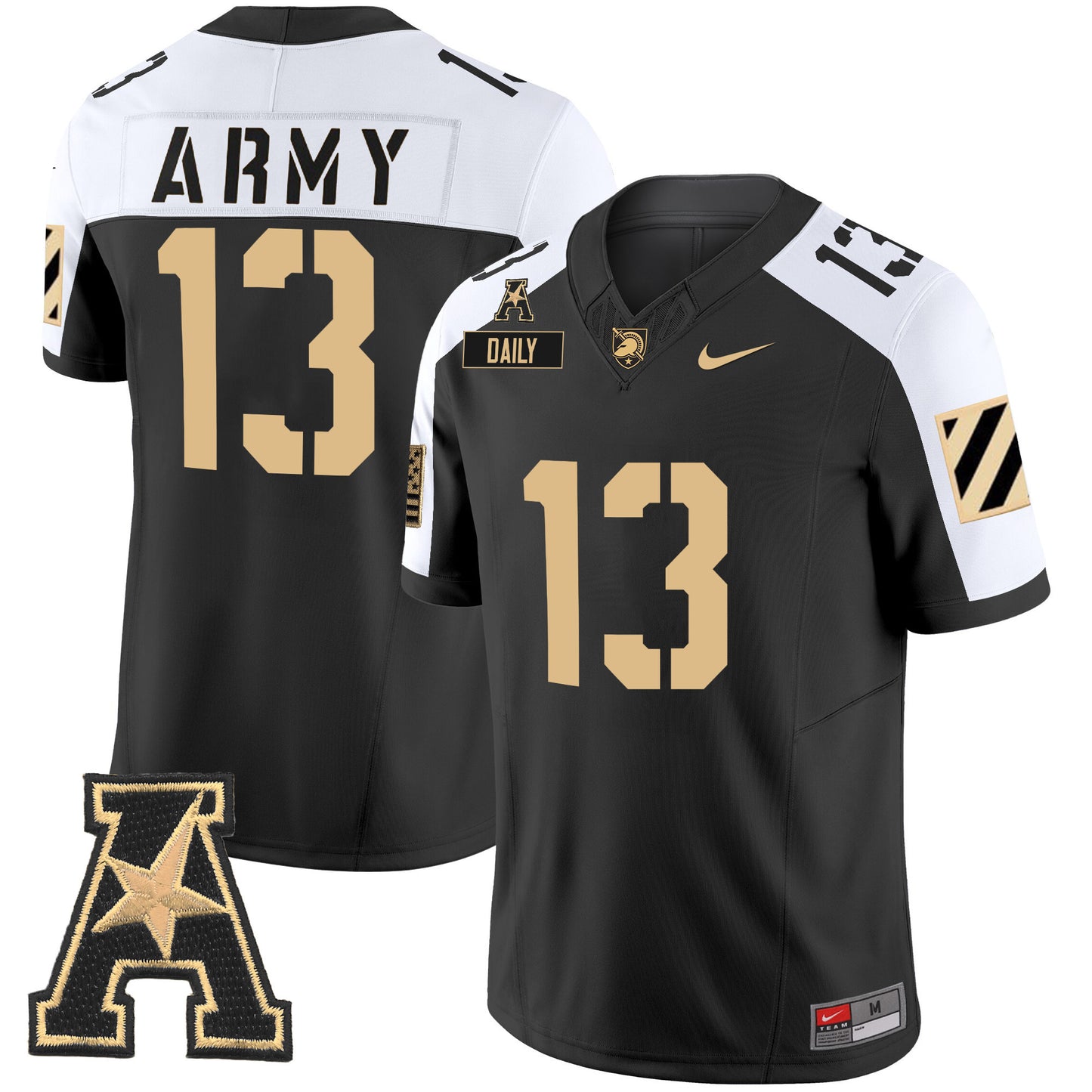 Army Black Knights 2024 Vapor Limited Jersey - AAC Patch - All Stitched