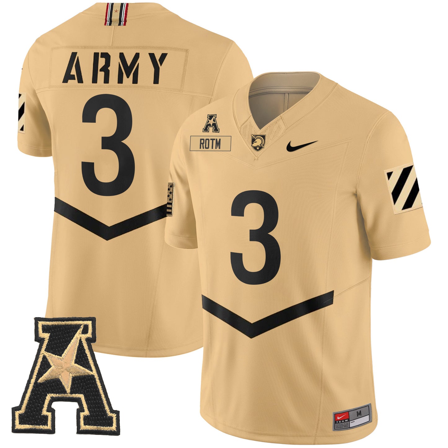 Army Black Knights 2024 Vapor Limited Jersey - AAC Patch - All Stitched