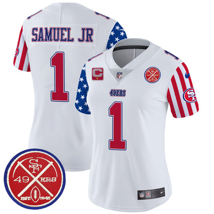 49ers American Style Vapor Limited Jersey - All Stitched