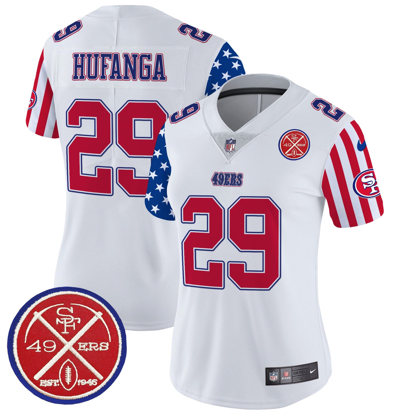 49ers American Style Vapor Limited Jersey - All Stitched