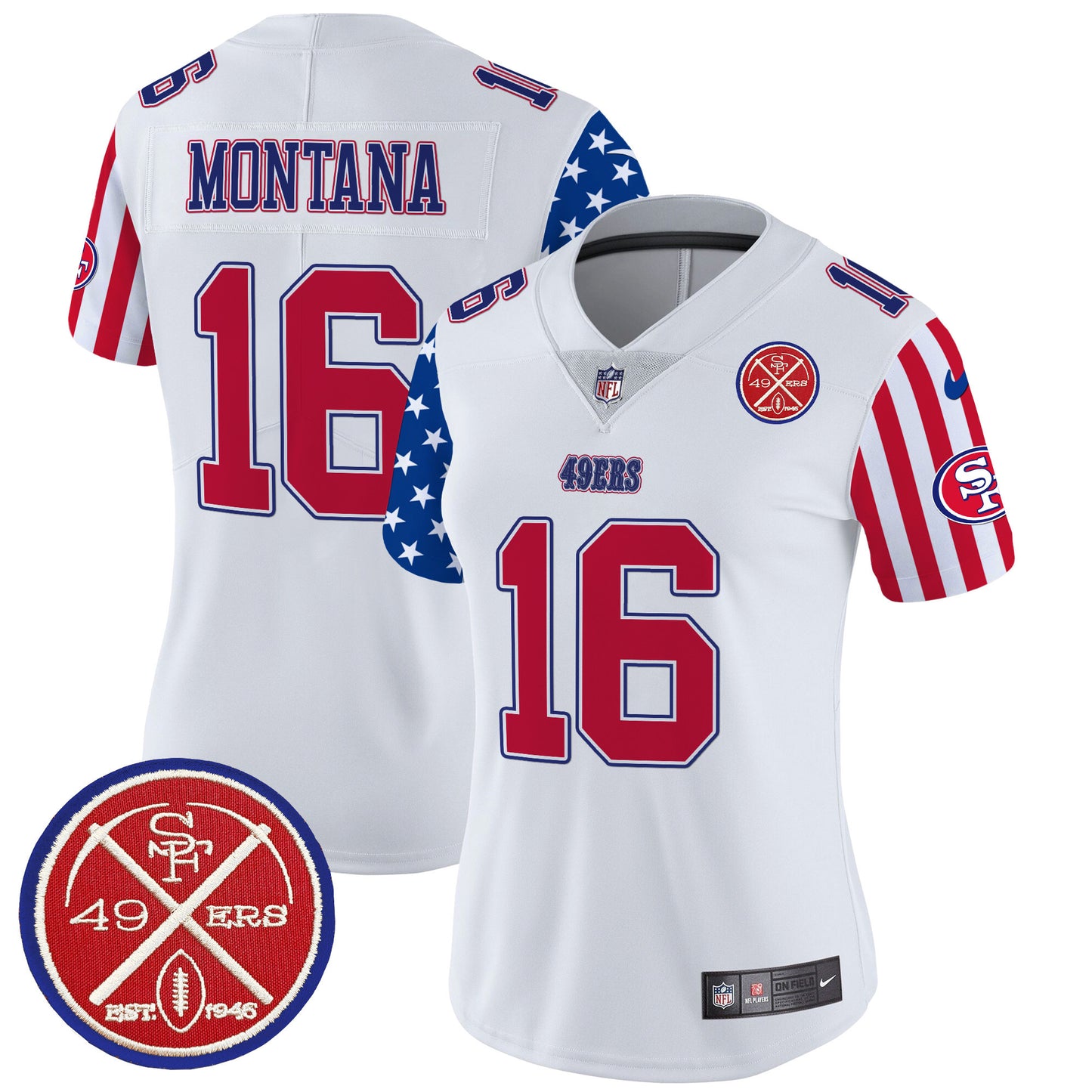 49ers American Style Vapor Limited Jersey - All Stitched