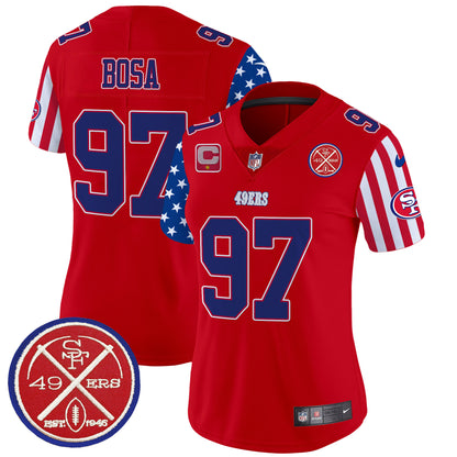 49ers American Style Vapor Limited Jersey - All Stitched