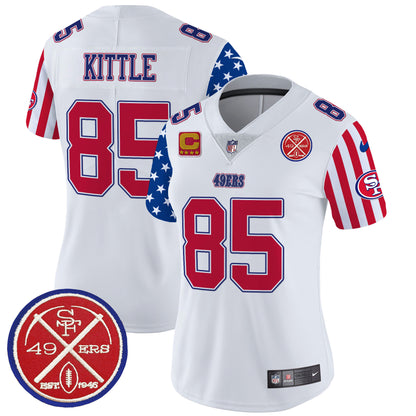 49ers American Style Vapor Limited Jersey - All Stitched