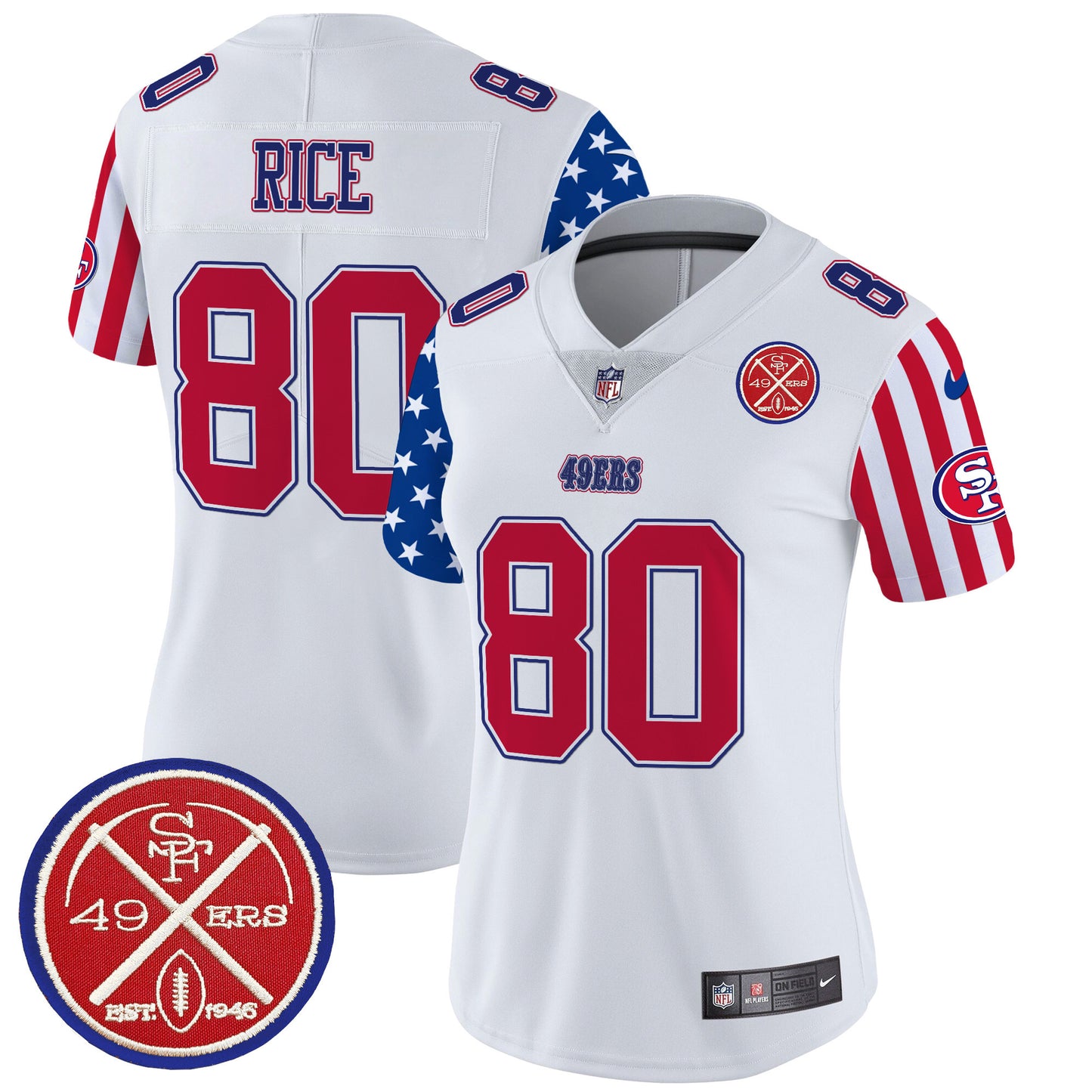 49ers American Style Vapor Limited Jersey - All Stitched