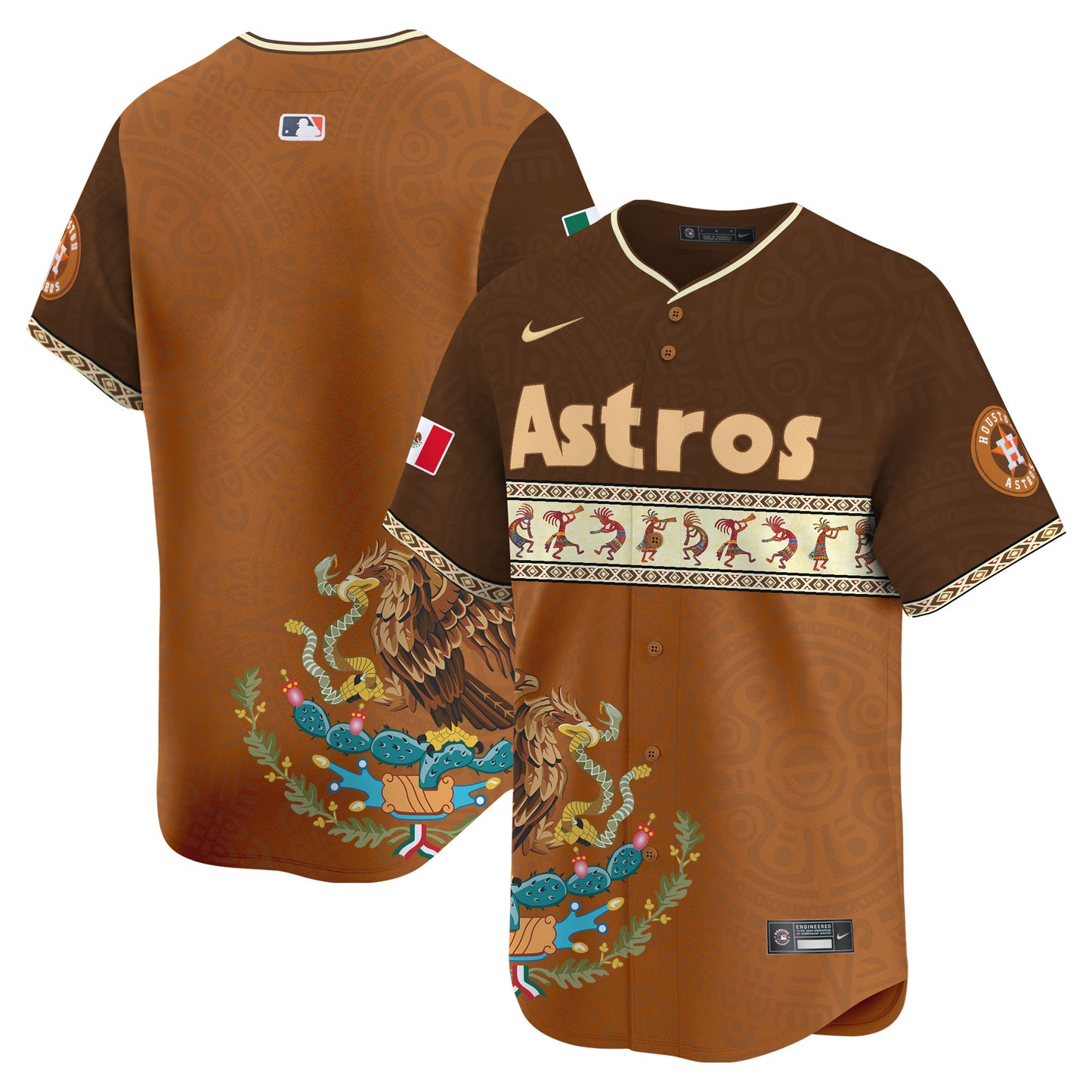 Astros Mexico Aztec Vapor Premier Limited Jersey V2 - Printed