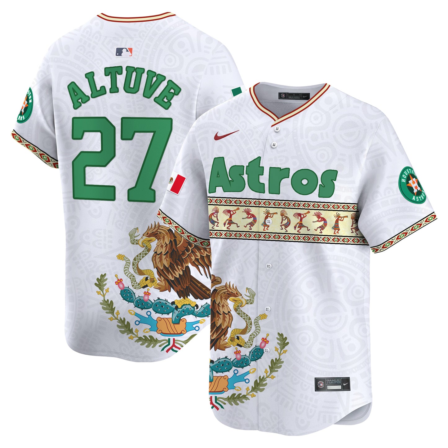 Astros Mexico Aztec Vapor Premier Limited Jersey V2 - Printed